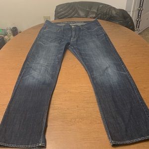 American Eagle 34x34 Low Rise Boot Cut Jeans Lightweight Casual Denim Classic